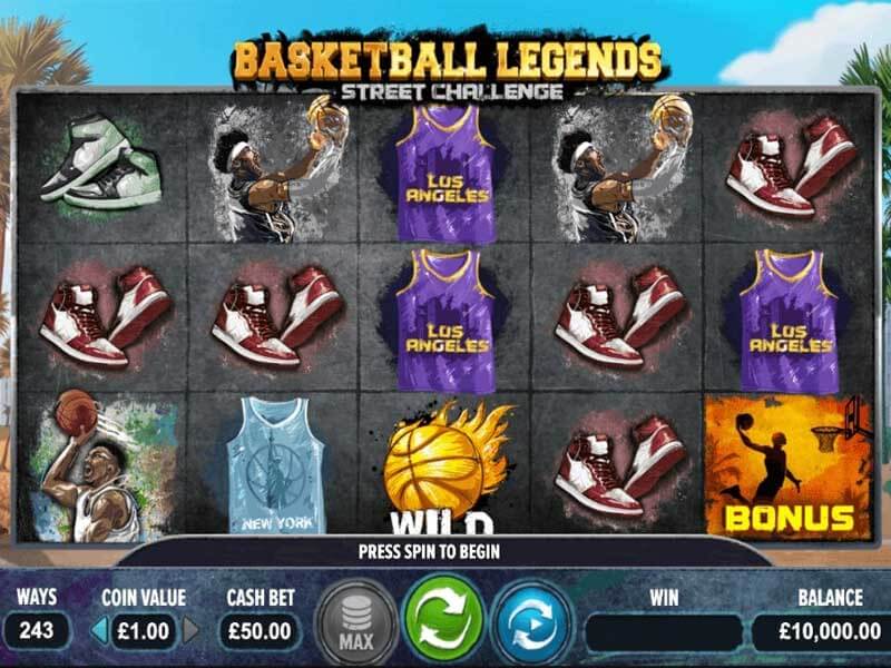 Basketball Legends Online Slot Game